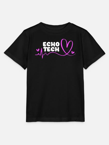 Kardiographie Kardiogramm - Stanley/Stella Kinder T-Shirt MINI CREATOR - Schwarz