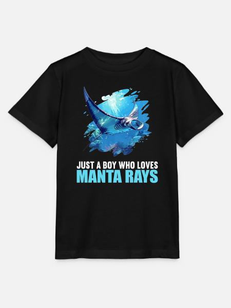 Rochen Mantarochen - Stanley/Stella Kinder T-Shirt MINI CREATOR - Schwarz