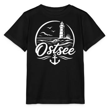 Ostsee - Stanley/Stella Kinder T-Shirt MINI CREATOR  - Schwarz - Vorne - Mikhail (115cm)