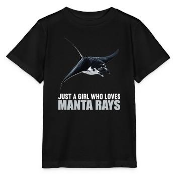 Raies Manta Raies - T-shirt bio MINI CREATOR Stanley/Stella Enfant - noir - Devant - Mikhail (115cm)