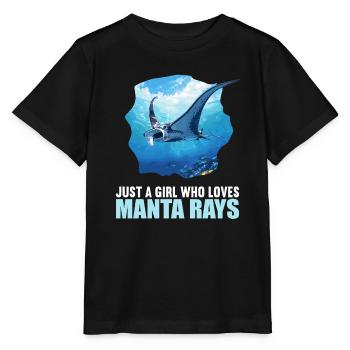 Raies Manta Raies - T-shirt bio MINI CREATOR Stanley/Stella Enfant - noir - Devant - Mikhail (115cm)