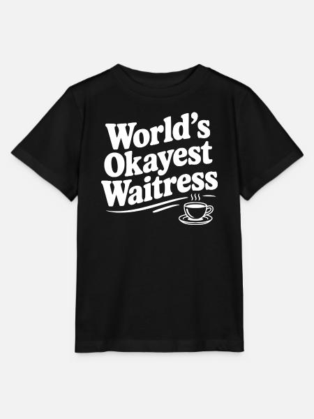 Die beste Kellnerin der Welt - Stanley/Stella Kinder T-Shirt MINI CREATOR  - Schwarz