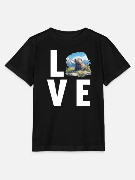 Murmeltiere Murmeltier - Stanley/Stella Kinder T-Shirt MINI CREATOR  - Schwarz