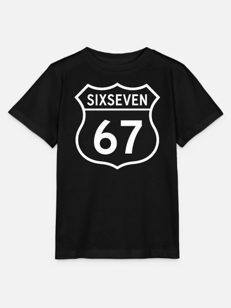 67 Six Seven - Stanley/Stella MINI CREATOR Kids’ T-Shirt - black