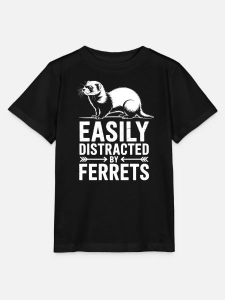 Frettchen Sprüche Lustiges Frettchen Geschenk - Stanley/Stella Kinder T-Shirt MINI CREATOR  - Schwarz