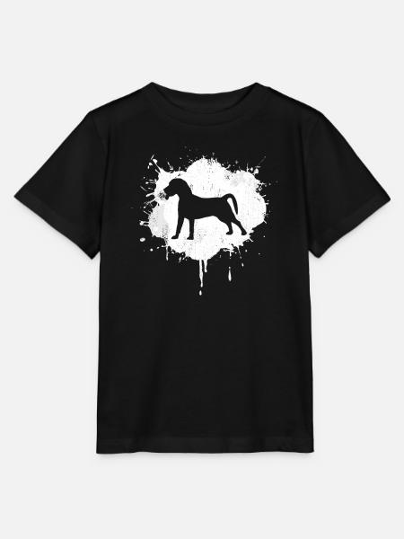 Hund Skizze - Stanley/Stella Kinder T-Shirt MINI CREATOR - Schwarz