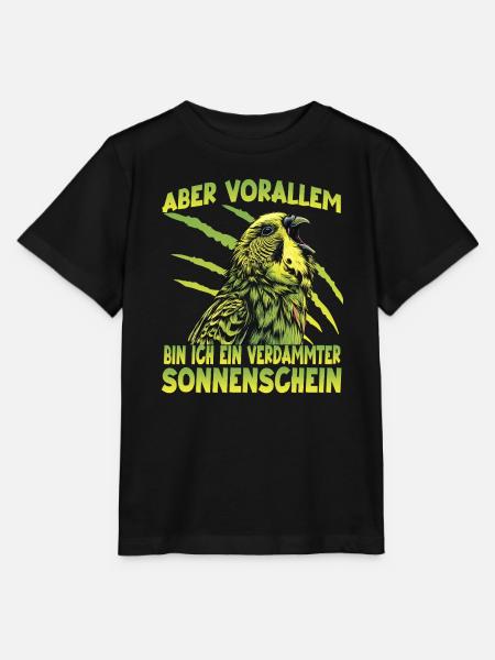 Budgie Wellensittich Australischer Sittich Budgie - Stanley/Stella Kinder T-Shirt MINI CREATOR - Schwarz