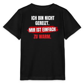 Mir Ist Zu Warm - Stanley/Stella Kinder T-Shirt MINI CREATOR  - Schwarz - Vorne - Mikhail (115cm)