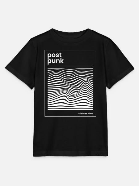 Post-Punk-Wave-Muster-Poster - Stanley/Stella Kinder T-Shirt MINI CREATOR - Schwarz
