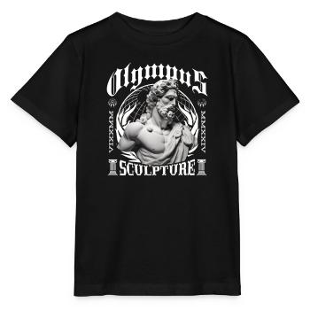 Gothic Skulptur Bust - Stanley/Stella Kinder T-Shirt MINI CREATOR  - Schwarz - Vorne - Mikhail (115cm)