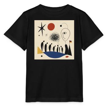 République fragile - T-shirt bio MINI CREATOR Stanley/Stella Enfant - noir - Devant - Mikhail (115cm)