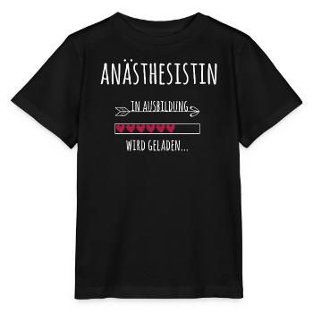 Anästhesistin Ausbildung Medizinstudium Ärztin - Stanley/Stella Kinder T-Shirt MINI CREATOR  - Schwarz - Vorne - Mikhail (115cm)