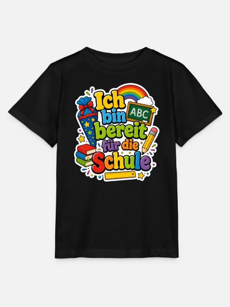 Schulkind 2026 Einschulung 2026 Schulanfang - Stanley/Stella Kinder T-Shirt MINI CREATOR - Schwarz