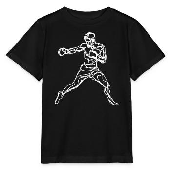 Boxer Grafik - Stanley/Stella Kinder T-Shirt MINI CREATOR  - Schwarz - Vorne - Mikhail (115cm)