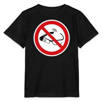 Smart glasses prohibited - Stanley/Stella MINI CREATOR Kids’ T-Shirt - black - Front - Mikhail (115cm)