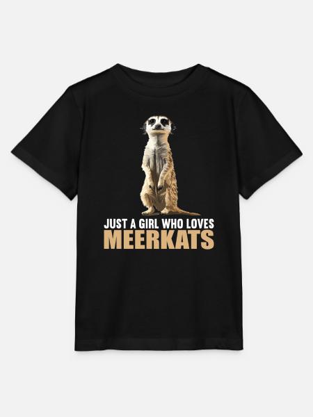 Meerkat Erdmännchen - Stanley/Stella Kinder T-Shirt MINI CREATOR - Schwarz