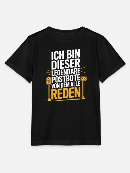 Legenden-Postbote: Reden über mich - Stanley/Stella Kinder T-Shirt MINI CREATOR - Schwarz