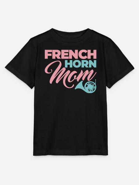 French Horn Mom - Stanley/Stella Kinder T-Shirt MINI CREATOR - Schwarz