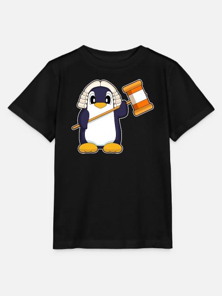 Pinguin Richter Richterhammer - Stanley/Stella Kinder T-Shirt MINI CREATOR  - Schwarz