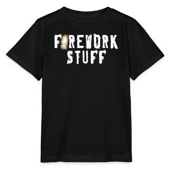 Feuerwerk Text - Stanley/Stella Kinder T-Shirt MINI CREATOR  - Schwarz - Vorne - Mikhail (115cm)
