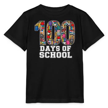 100 Tage Klassenzimmer Schulsachen Schüler Stolz - Stanley/Stella Kinder T-Shirt MINI CREATOR  - Schwarz - Vorne - Mikhail (115cm)