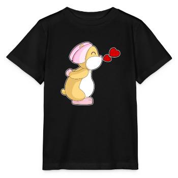 Hamster Braut Schleier Hochzeit - Stanley/Stella Kinder T-Shirt MINI CREATOR  - Schwarz - Vorne - Mikhail (115cm)