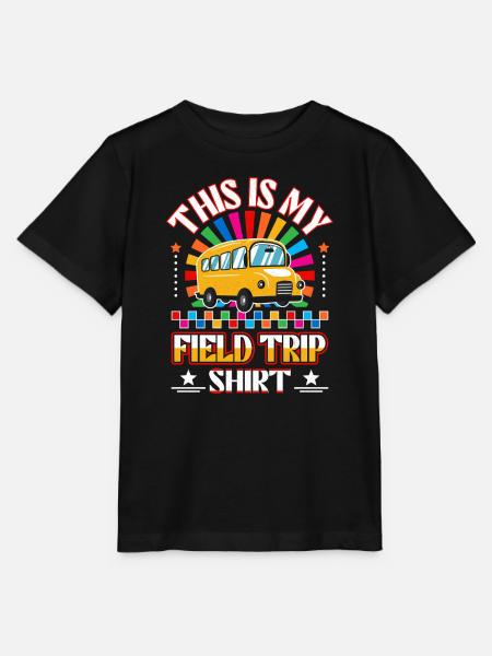 Feldtrip Bus Graphic Shirt - Stanley/Stella Kinder T-Shirt MINI CREATOR - Schwarz