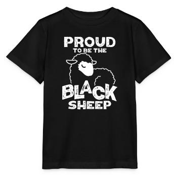 Stolz das Black Sheep zu sein - Stanley/Stella Kinder T-Shirt MINI CREATOR  - Schwarz - Vorne - Mikhail (115cm)