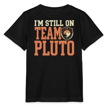 Justice de Pluton pour Pluton N’oubliez jamais Pluton - T-shirt bio MINI CREATOR Stanley/Stella Enfant - noir - Devant - Mikhail (115cm)