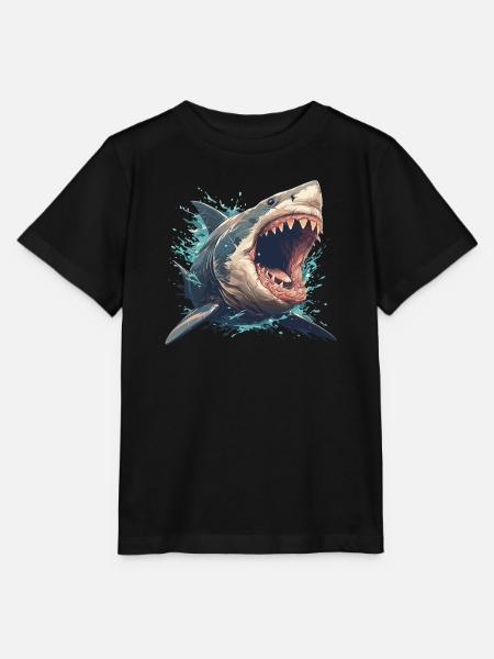 Haie Hai - Stanley/Stella Kinder T-Shirt MINI CREATOR - Schwarz