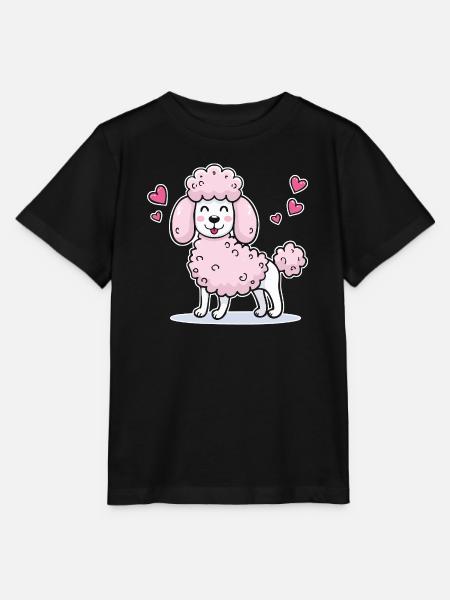 Rosa Pudel (Comic) - Stanley/Stella Kinder T-Shirt MINI CREATOR - Schwarz