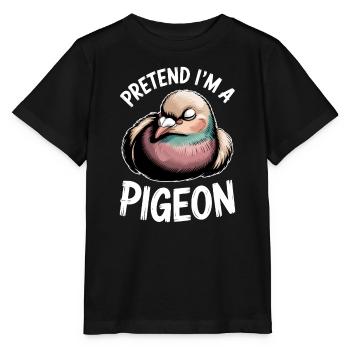 Paroles de colombes oiseaux Cadeau de colombes drôles - T-shirt bio MINI CREATOR Stanley/Stella Enfant - noir - Devant - Mikhail (115cm)