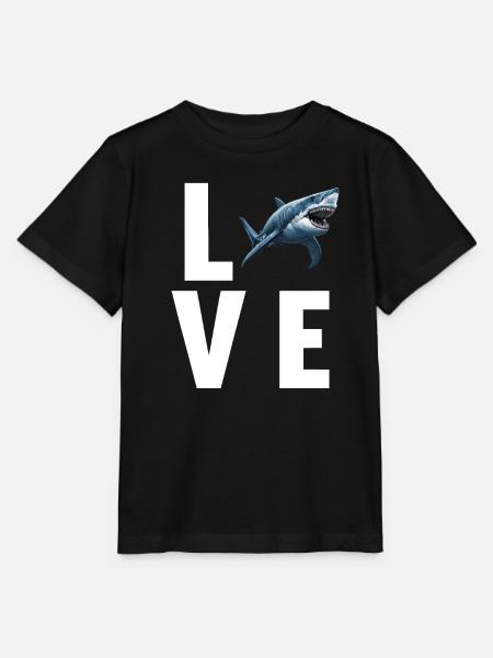 Haie Hai - Stanley/Stella Kinder T-Shirt MINI CREATOR - Schwarz