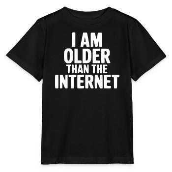 Ich bin älter als das Internet - Stanley/Stella Kinder T-Shirt MINI CREATOR  - Schwarz - Vorne - Mikhail (115cm)