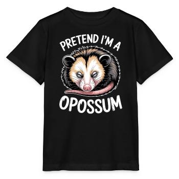 Opossum Sprüche Possum Lustiges Opossum Geschenk - Stanley/Stella Kinder T-Shirt MINI CREATOR  - Schwarz - Vorne - Mikhail (115cm)