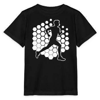 Geschenkidee für einen Running mit Running - Stanley/Stella Kinder T-Shirt MINI CREATOR  - Schwarz - Vorne - Mikhail (115cm)