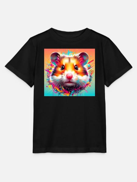 Hamster - Stanley/Stella Kinder T-Shirt MINI CREATOR - Schwarz