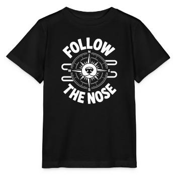 Follow The Nose Dog Nose Work Fun - Stanley/Stella MINI CREATOR Kids’ T-Shirt - black - Front - Mikhail (115cm)