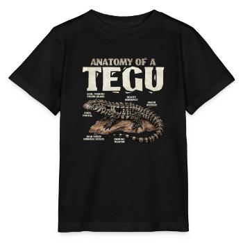 Die Anatomie eines Tegus - Stanley/Stella Kinder T-Shirt MINI CREATOR  - Schwarz - Vorne - Mikhail (115cm)