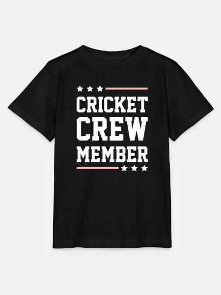 Cricket Crew - Stanley/Stella Kinder T-Shirt MINI CREATOR  - Schwarz