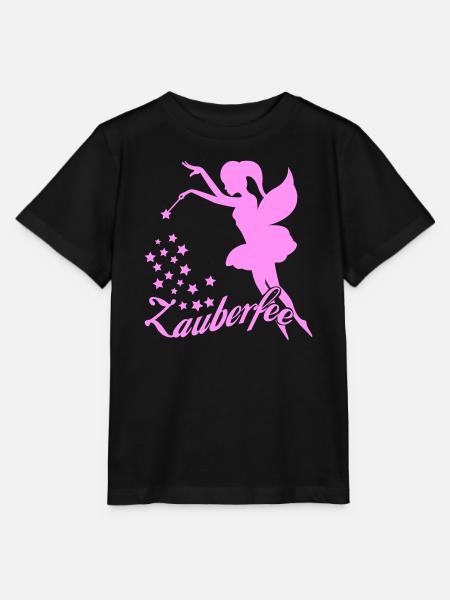 Pink Zauberfee mit Sternen - Stanley/Stella Kinder T-Shirt MINI CREATOR - Schwarz
