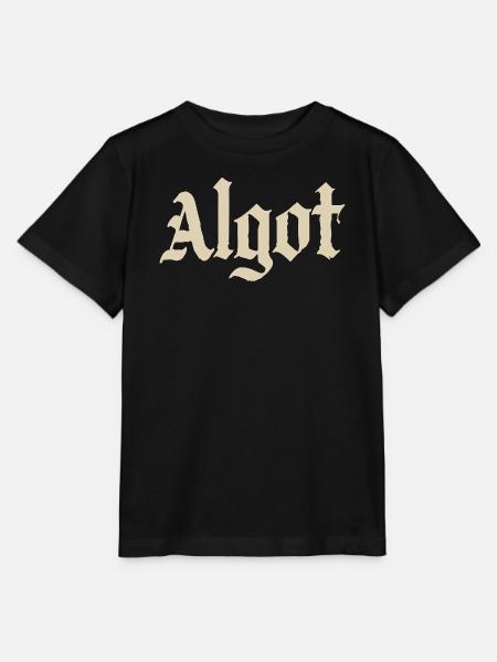 Algot Gothic Logo Druck - Stanley/Stella Kinder T-Shirt MINI CREATOR - Schwarz