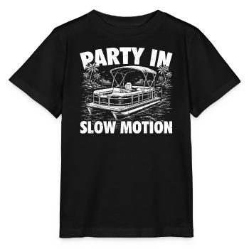Capitaine de ponton au ralenti - T-shirt bio MINI CREATOR Stanley/Stella Enfant - noir - Devant - Mikhail (115cm)
