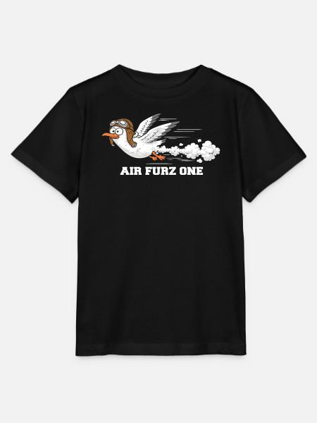Air Furz One – furzangetriebene Möwe - Stanley/Stella Kinder T-Shirt MINI CREATOR - Schwarz