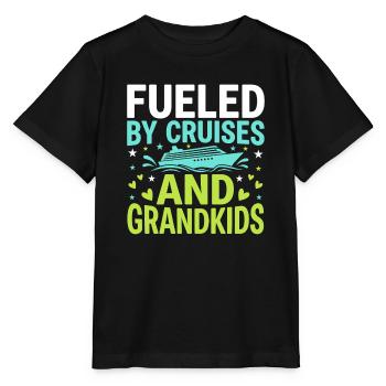 Cruising Granny, Grandma On Deck, - Stanley/Stella MINI CREATOR Kids’ T-Shirt - black - Front - Mikhail (115cm)