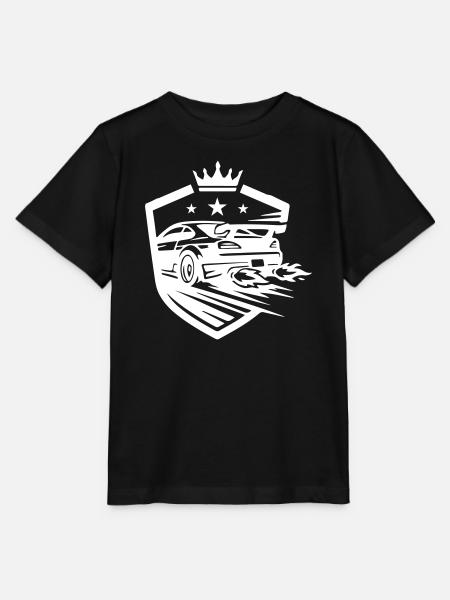 Auto Rennauto - Stanley/Stella Kinder T-Shirt MINI CREATOR - Schwarz