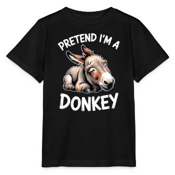 Esel Sprüche Esel Lustiges Esel Geschenk - Stanley/Stella Kinder T-Shirt MINI CREATOR  - Schwarz - Vorne - Mikhail (115cm)