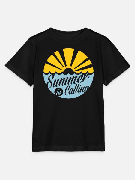 summer-is-calling-white-design - Stanley/Stella Kinder T-Shirt MINI CREATOR - Schwarz