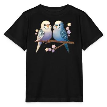 Budgies - Stanley/Stella MINI CREATOR Kids’ T-Shirt - black - Front - Mikhail (115cm)