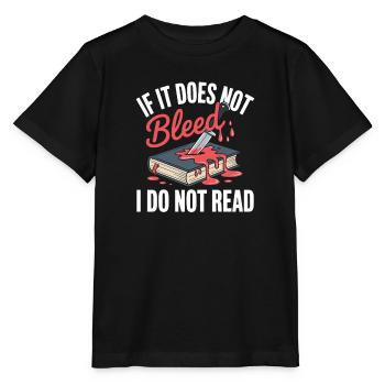 Thriller psychologique Livres policiers Lecteur Thriller roman - T-shirt bio MINI CREATOR Stanley/Stella Enfant - noir - Devant - Mikhail (115cm)